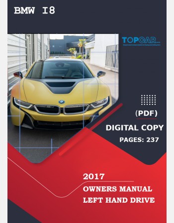 bmw i8 2017 owners manual